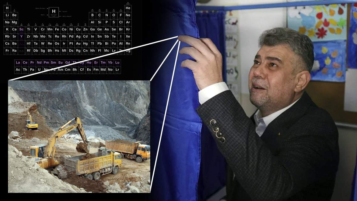 Ne-am scos! Zăcământ important de pământuri rare descoperit sub unghiile lui Ciolacu