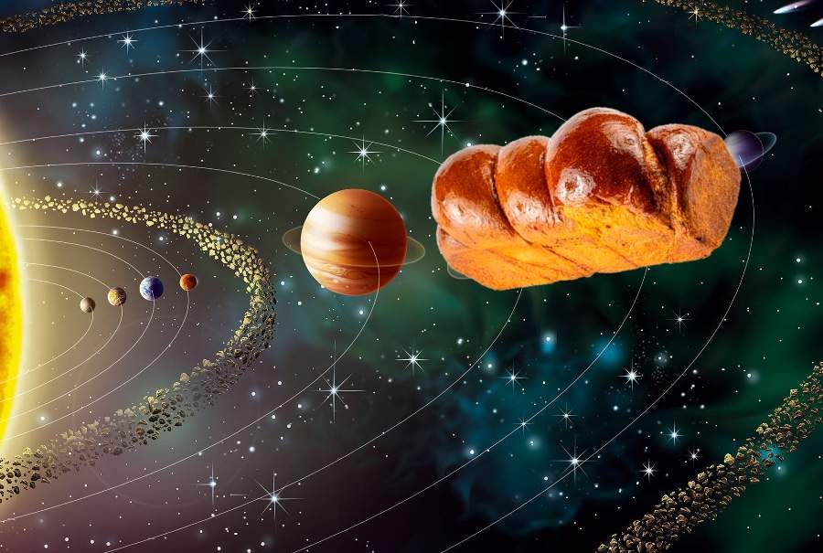 Un meteorit în formă de cozonac se apropie de Pământ. Impactul va acoperi planeta de rahat