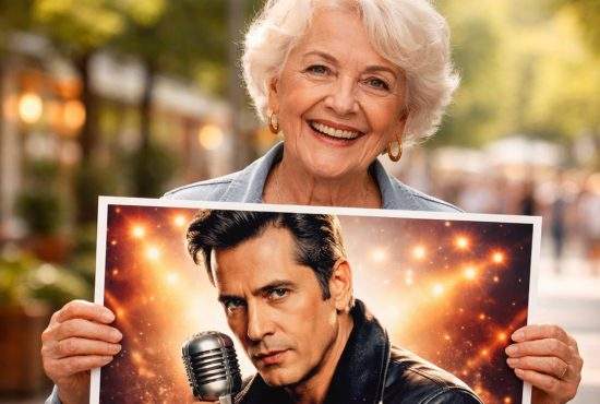 Cea mai tânără fană a lui Bănică jr.! Micuţa de doar 63 de ani ştie toate cântecele artistului