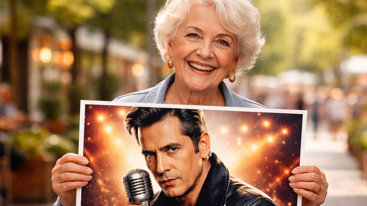 Cea mai tânără fană a lui Bănică jr.! Micuţa de doar 63 de ani ştie toate cântecele artistului