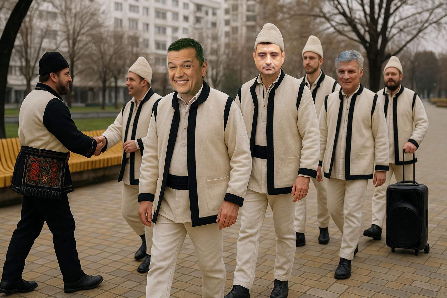 Atacul AUR și PSD asupra Dianei Buzoianu continuă: azi au colindat-o cu boxa portabilă