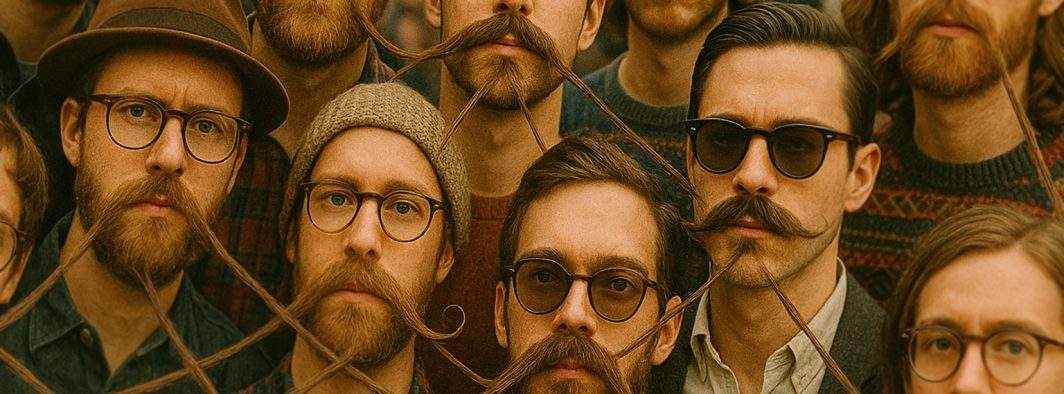 400 de hipsteri, blocaţi în noul food court de la Obor după ce li s-au încâlcit mustăţile