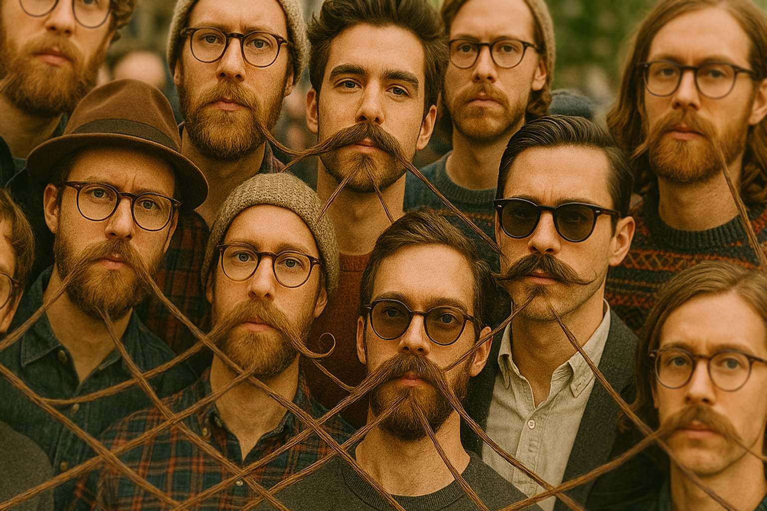 400 de hipsteri, blocaţi în noul food court de la Obor după ce li s-au încâlcit mustăţile