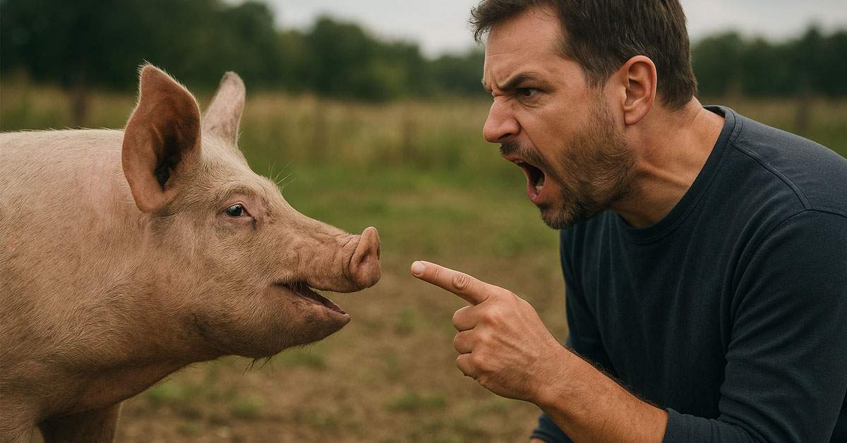 Anul ăsta mulți români nu-și permit să taie porcul, așa că doar îl înjură