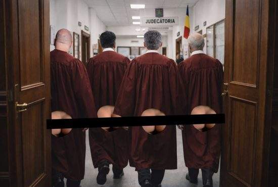 Cei 4 judecători CCR și-au făcut robe speciale, ca să-și arate curul când pleacă din ședințe