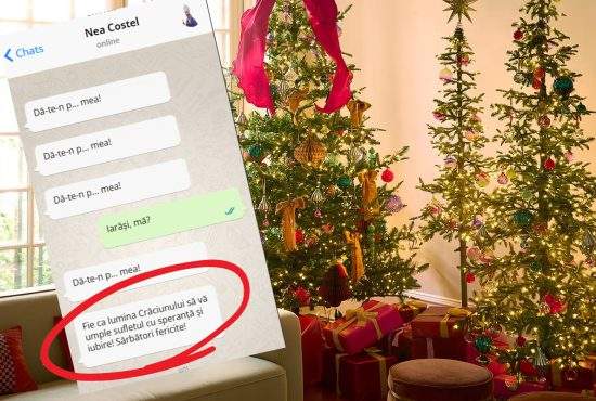 Un hacker i-a spart WhatsApp-ul lui nea Costel și trimite urări penibile de Crăciun de pe el