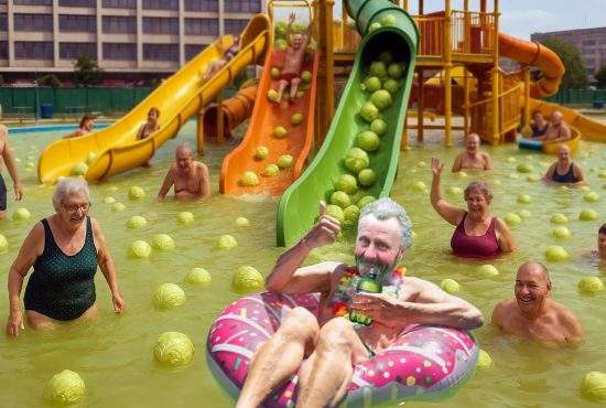După food court, la Obor se inaugurează şi primul aqua park cu zeamă de varză