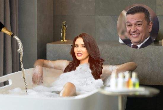 Pițipoanca lui Grindeanu de la Ape Prahova are soluția: „Faceți baie în șampanie, ca mine!”