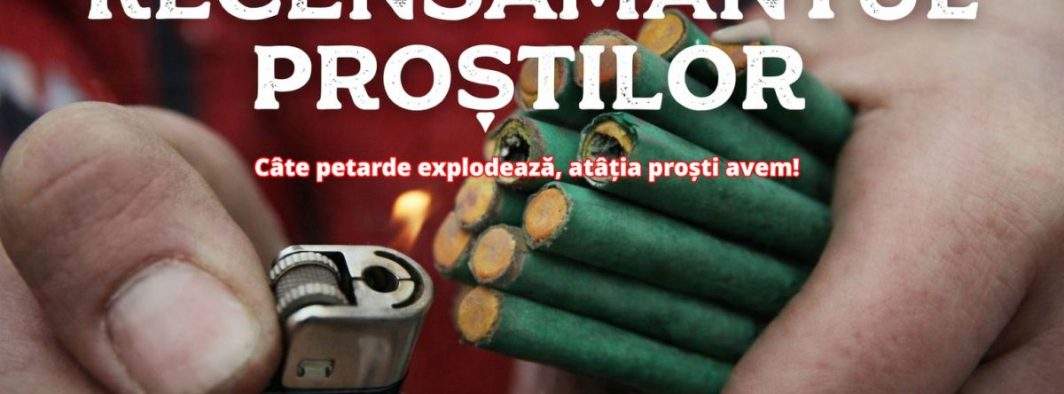 Diseară se face recensământul proștilor! Câte petarde explodează, atâția proști avem în țară