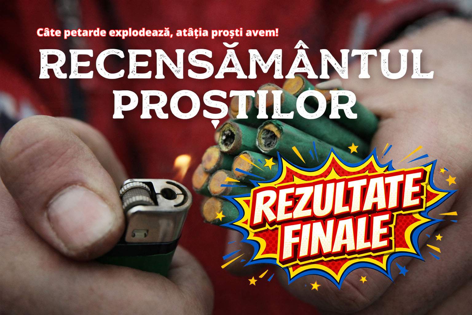 BREAKING! Recensământul proștilor, rezultate finale: România are 11.875.429 de proști