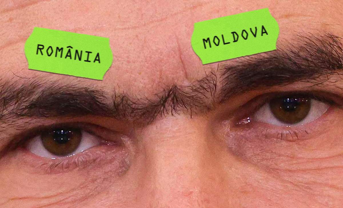 Ca să arate că susţine unirea, Bolojan şi-a botezat o sprânceană România şi una Moldova