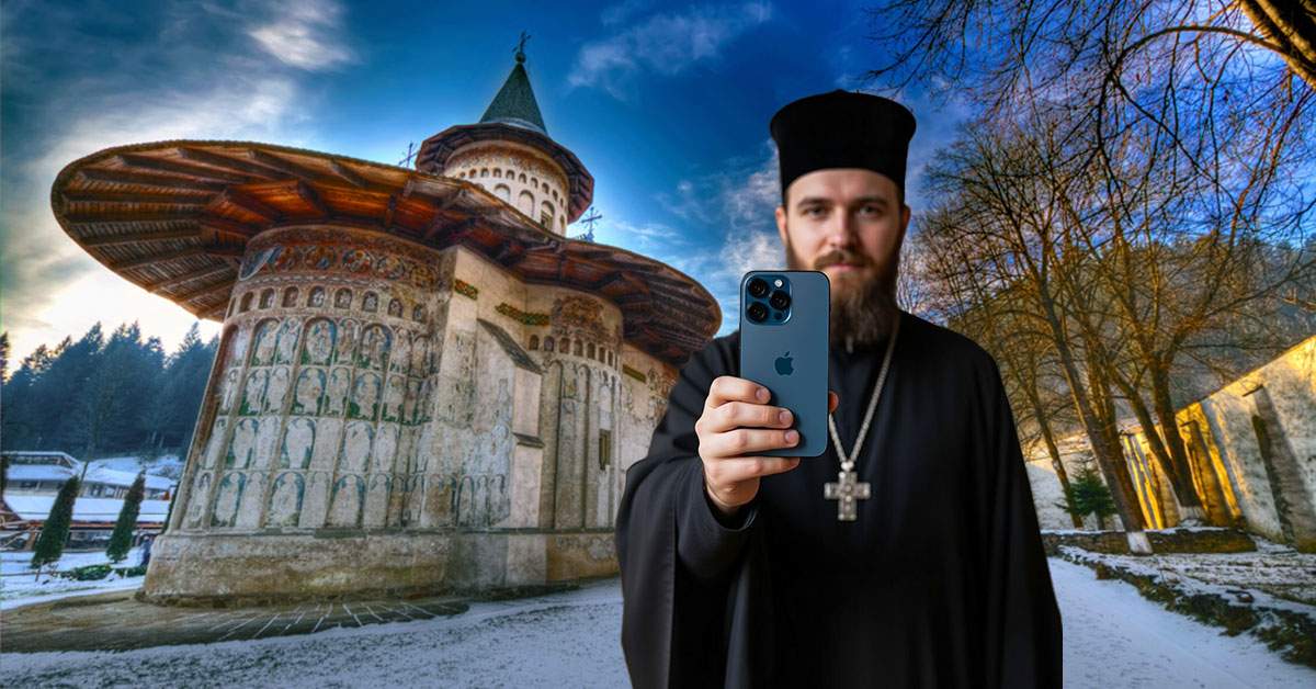 Apple lansează un iPhone pentru preoți, culoarea albastru de Voroneț