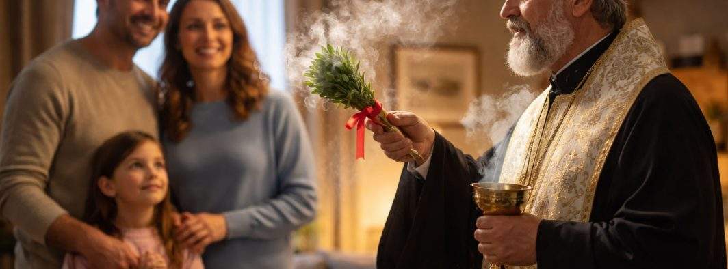 Un popă din Bucureşti a dat lovitura! În loc de apă sfinţită, vine din uşă în uşă cu apă caldă