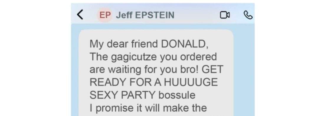 După mesaje de la Macron și Rute, Trump a postat și unul mai vechi de la Jeffrey Epstein