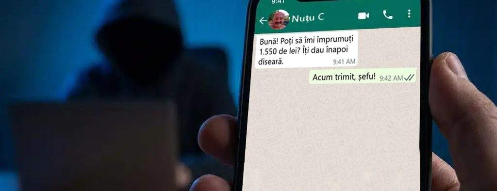 Jackpot! Un hacker a spart WhatsApp-ul lui Nuțu și a primit bani de la toți din agenda lui