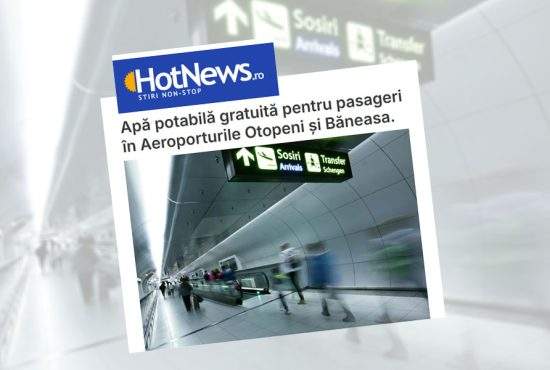 Țeapă! „Apă potabilă gratis” e de fapt numele unei trupe care cântă în Aeroportul Otopeni