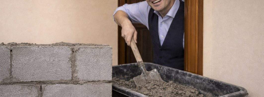 Previzibil! Negoiţă şi-a betonat uşa de la birou ca să nu poată intra DNA-ul