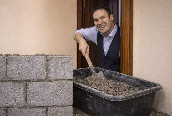 Previzibil! Negoiţă şi-a betonat uşa de la birou ca să nu poată intra DNA-ul