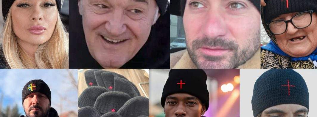 Mii de români poartă plusul roşu pe căciulă în semn de susţinere faţă de matematicianul Nicuşor Dan