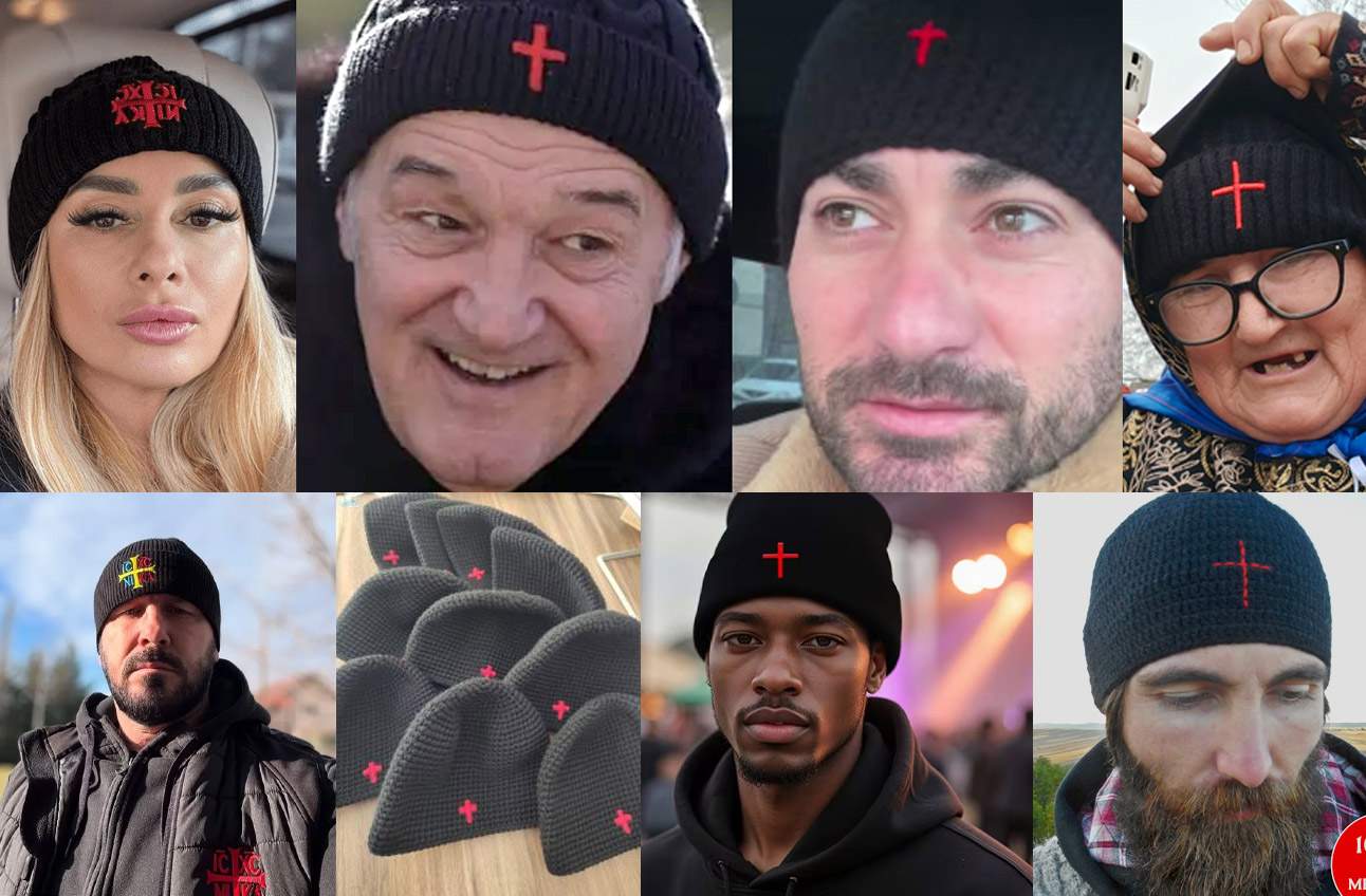 Mii de români poartă plusul roşu pe căciulă în semn de susţinere faţă de matematicianul Nicuşor Dan