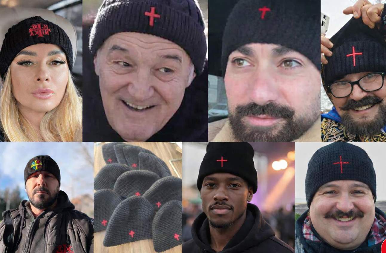 Mii de români poartă plusul roşu pe căciulă în semn de susţinere faţă de matematicianul Nicuşor Dan