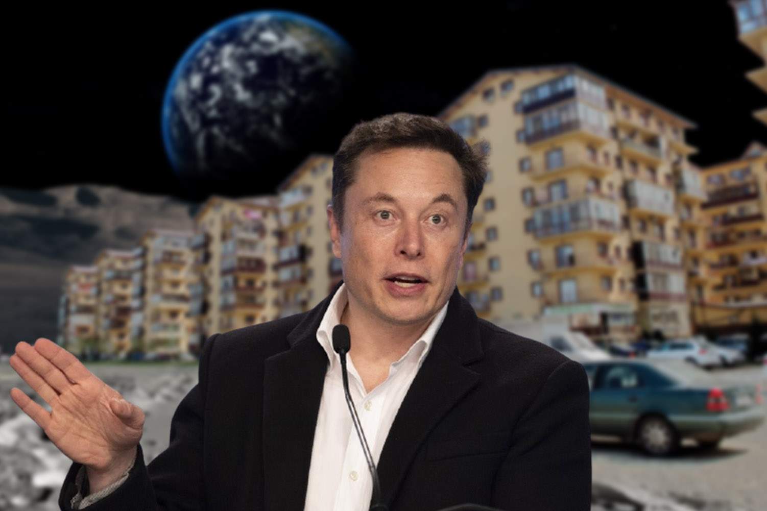 Musk construieşte un oraş pe Lună, după ce a văzut că oamenii pot supravieţui chiar şi în Militari Residence