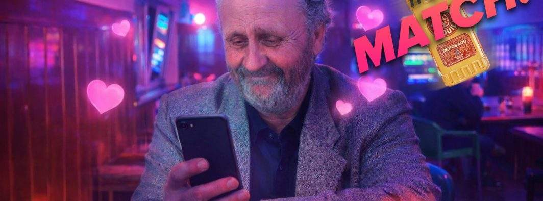 Nea Costel şi-a făcut cont pe Tinder şi are deja un match cu o sticlă de tequila