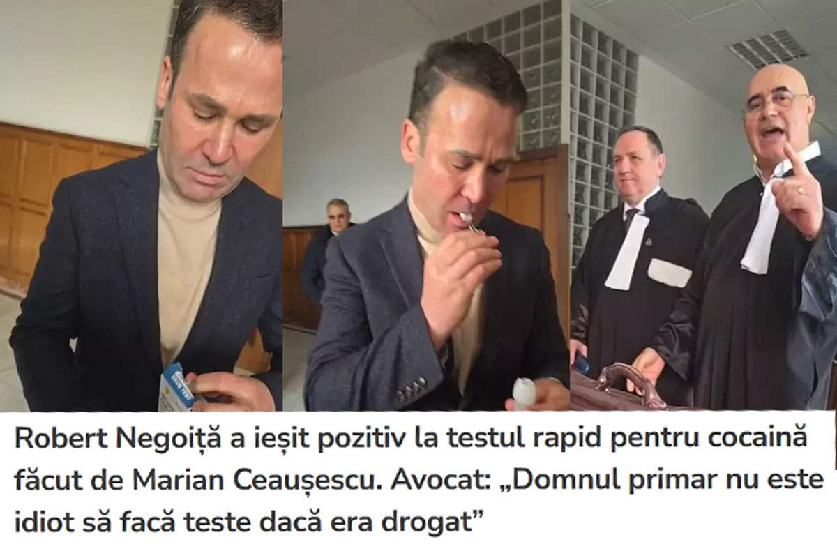 Negoiță neagă că a luat cocaină: „Am luat doar cannabis, LSD, ecstasy și amfetamine”