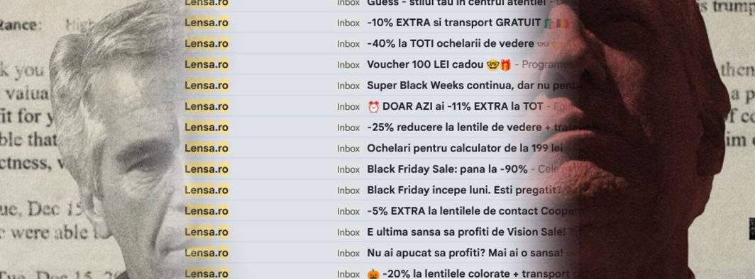 Nici miliardarii nu scapă: din 75.000 de mailuri ale lui Epstein, peste 50% erau spam de la Lensa