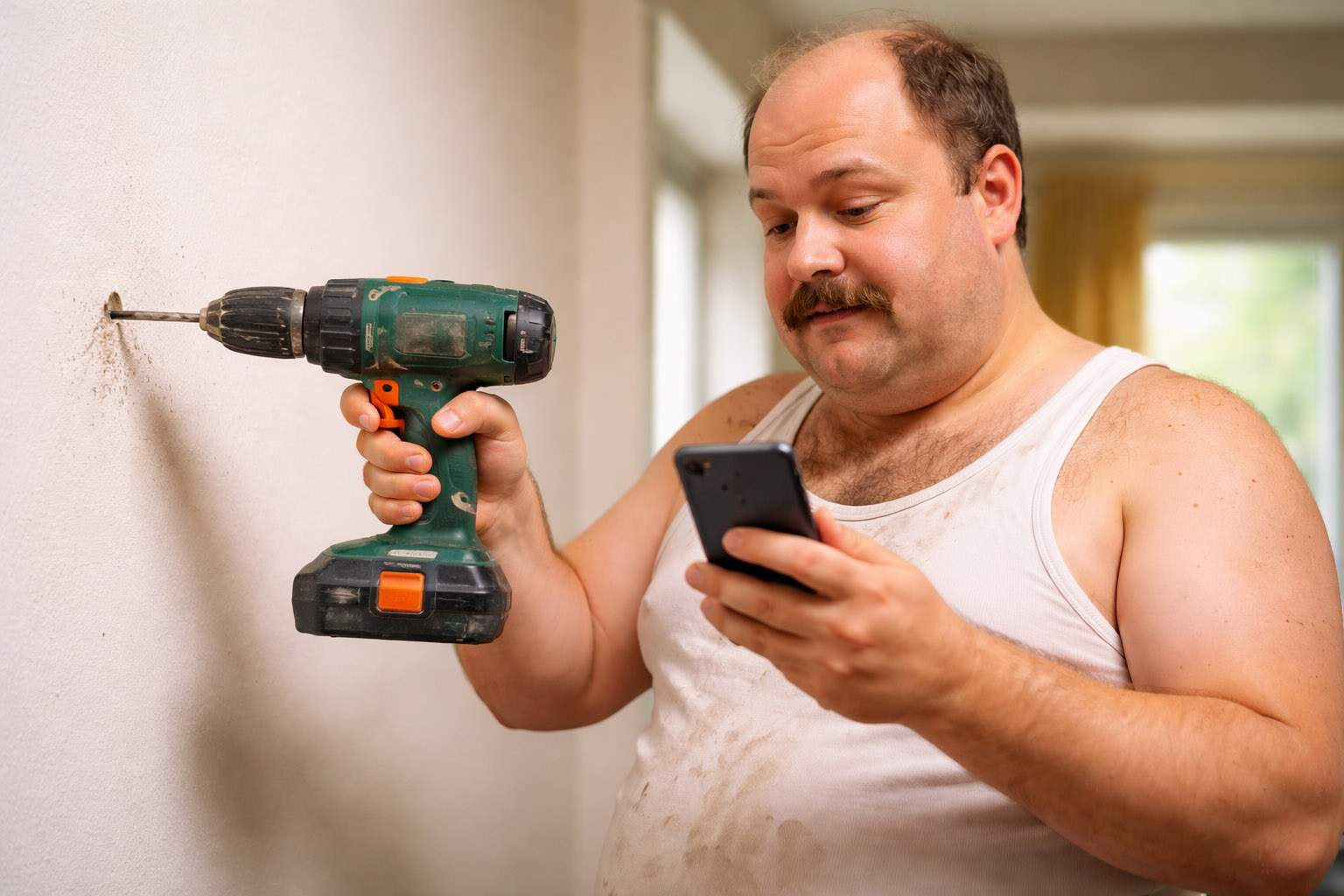 Român cu spirit civic, gata să dea cu bormaşina pentru vecinii care şi-au dezactivat Ro-Alertul