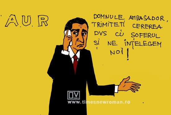 Simion vs. ambasadorul S.U.A.