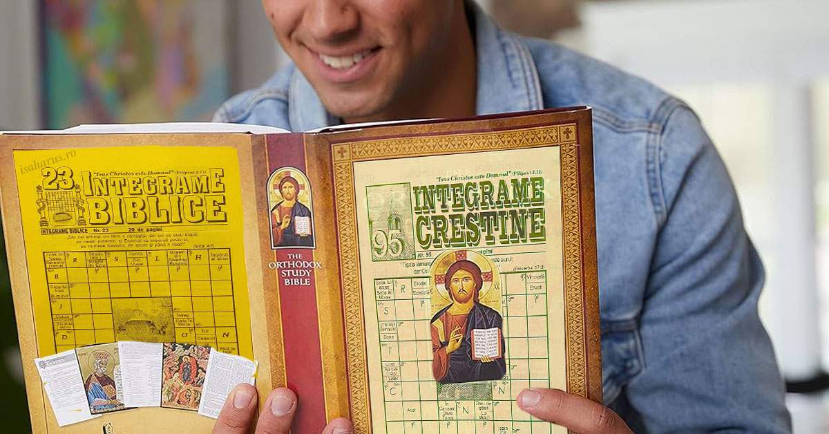 A apărut Biblia sub formă de integrame. Rezolvă toate cele 30.000 de versete!