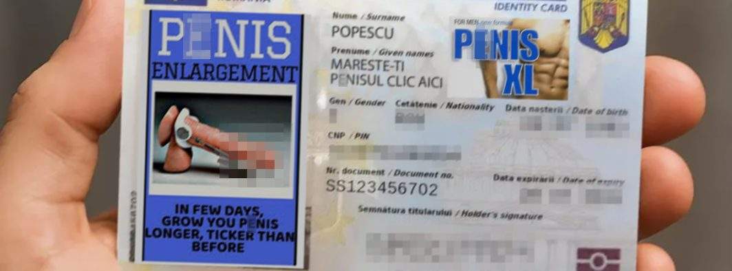 Unui român i s-a virusat buletinul electronic şi acum îl cheamă Măreşte-ţi Penisul Popescu