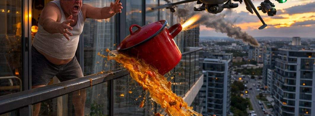 Turist român, furios că o dronă iraniană i-a dărâmat oala cu ciorbă de pe balconul din Burj al-Arab