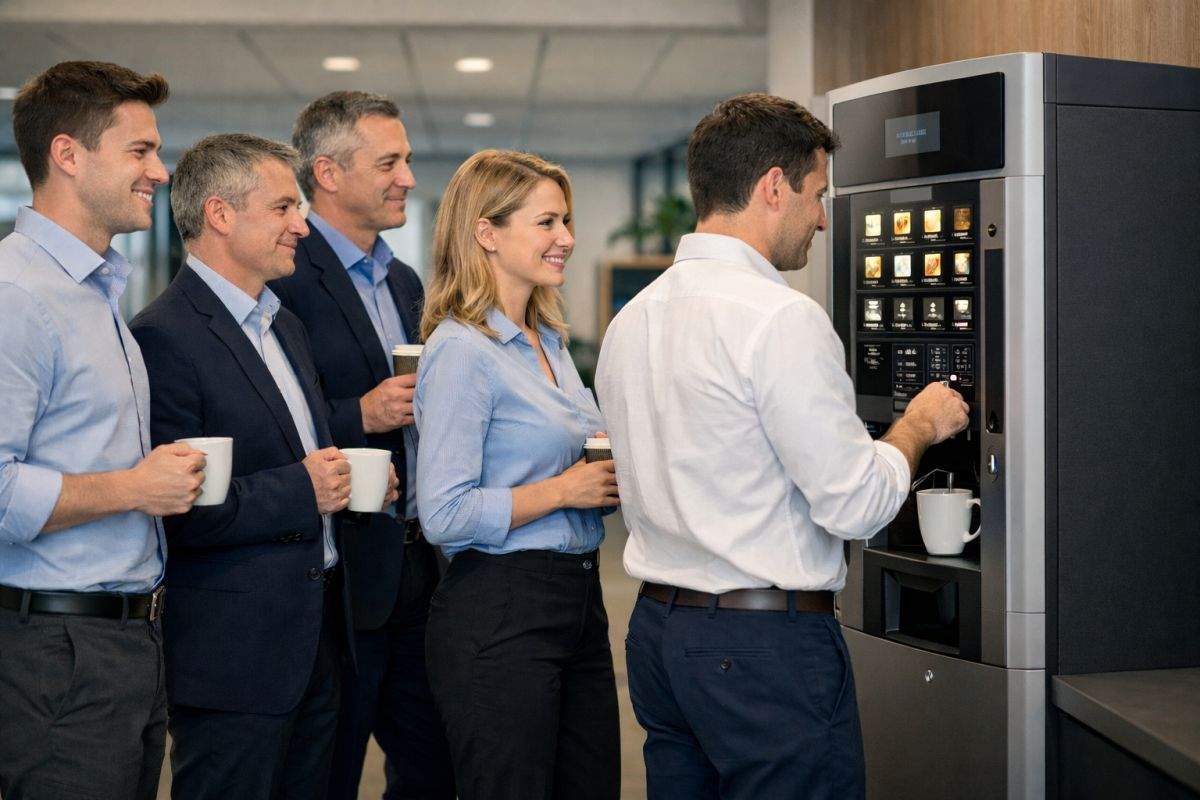 Azi sunt Mucenicii corporatişti, ziua în care se beau 44 de cafele de la automat