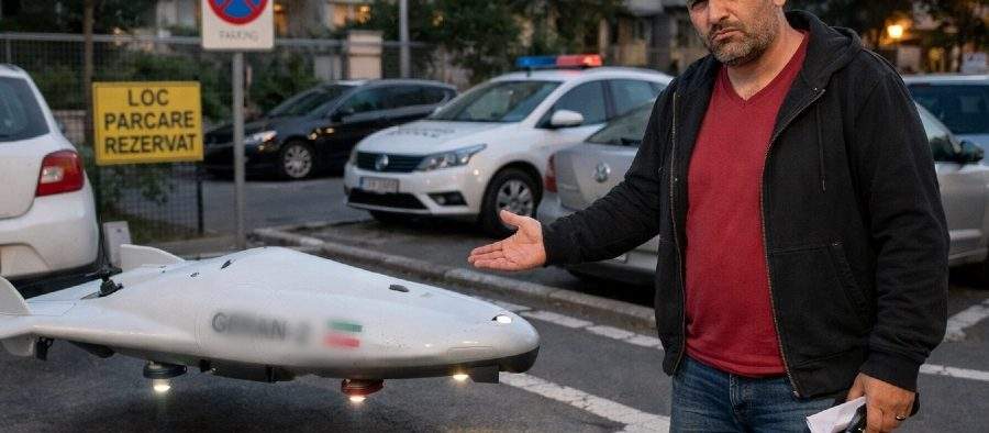 Escaladare! Un bucureștean acuză că a găsit locul de parcare ocupat de o dronă