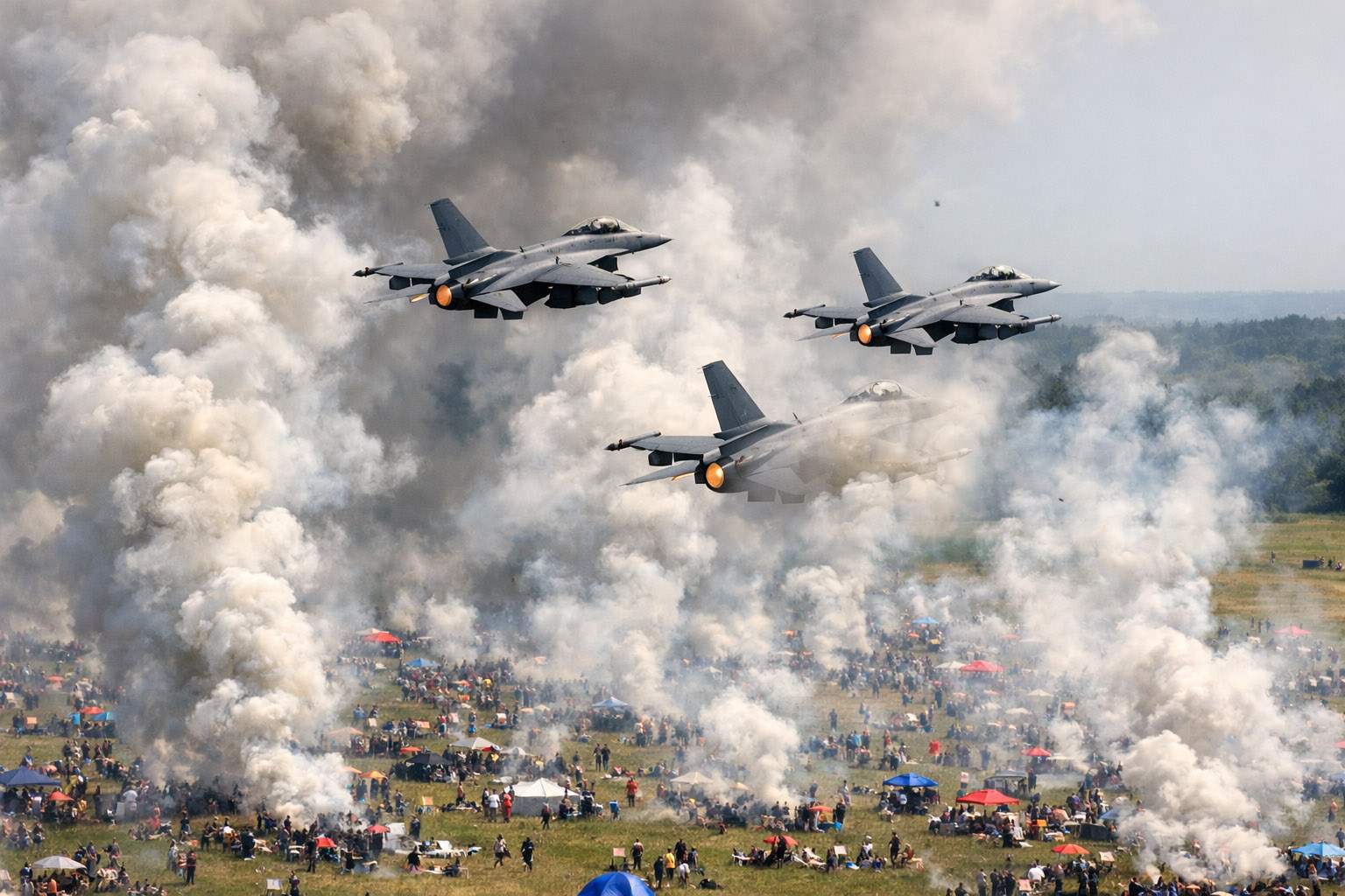 CSAT: Grătarele vor fi interzise în acest weekend, ca să vadă avioanele americane pe unde merg