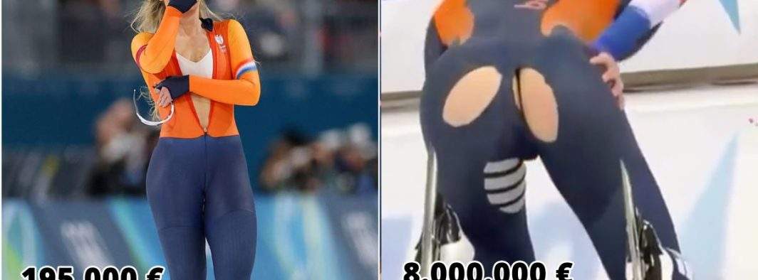 Costumul olimpic al Juttei vândut cu 195.000 €, surclasat de costumul rupt în fund al Juttei: s-a dat cu 8 milioane €