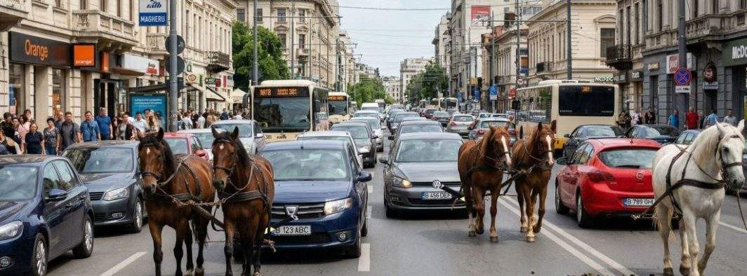 Industria calului chiar e salvarea! A explodat numărul mașinilor trase de cai