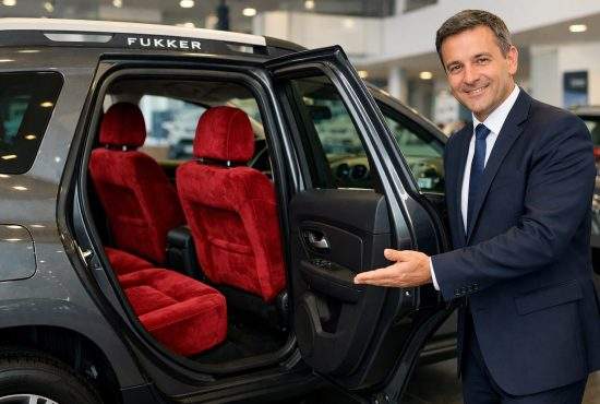 S-a lansat noua Dacia F*cker, o maşină cu bancheta din spate extrem de comodă