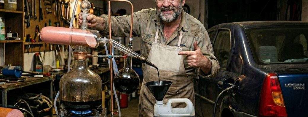 Senzațional! Un alchimist român a reușit să transforme parizerul la loc în petrol