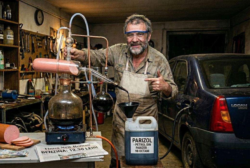 Senzațional! Un alchimist român a reușit să transforme parizerul la loc în petrol