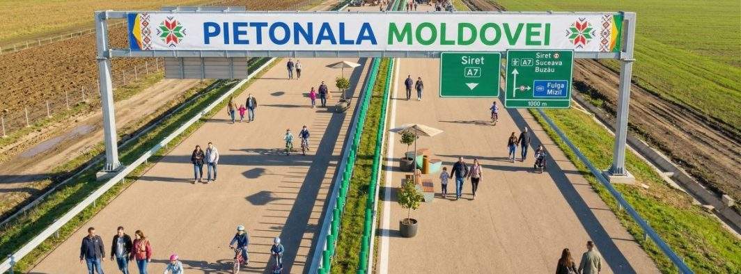 Pentru că benzina e tot mai scumpă, Autostrada Moldovei va fi făcută direct pietonală