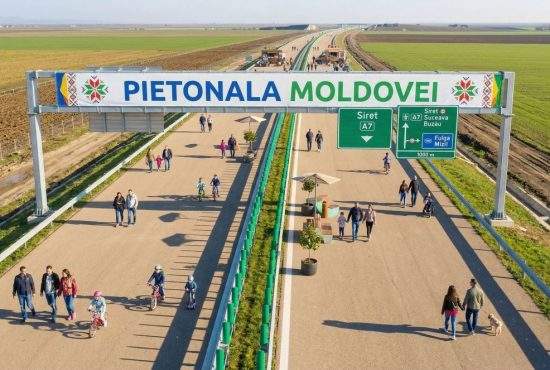 Pentru că benzina e tot mai scumpă, Autostrada Moldovei va fi făcută direct pietonală