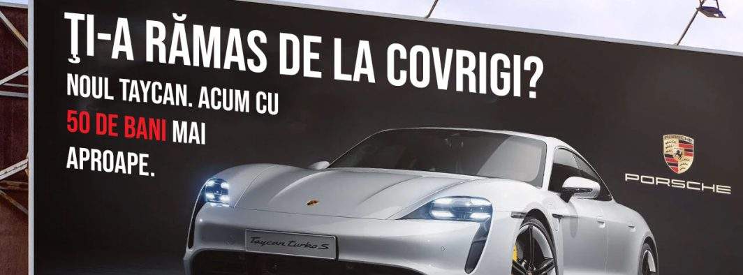 Inspirat de covrigii Luca, şi Porsche ieftineşte modelul Taycan cu 50 de bani