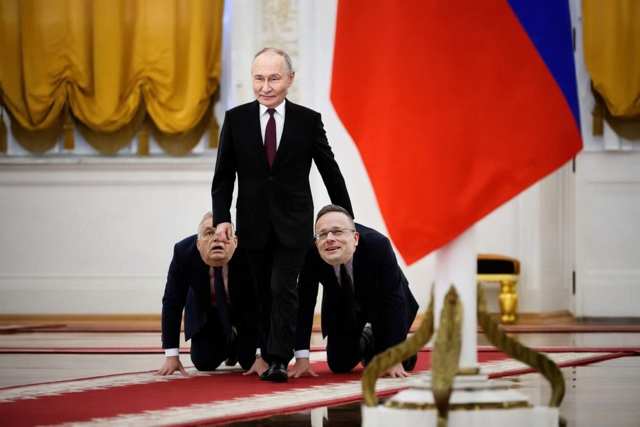 Ungurii susțin că ei au fost primii la curul lui Putin