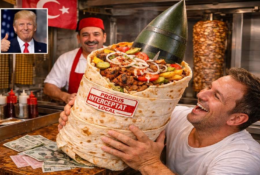 Turcii au interceptat o rachetă iraniană, au învelit-o în lipie și au vândut-o ca șaorma