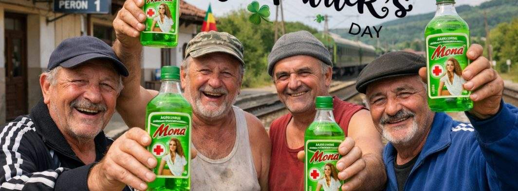 E St. Patrick’s Day şi la Vaslui! S-a lansat o ediţie limitată de spirt Mona verde