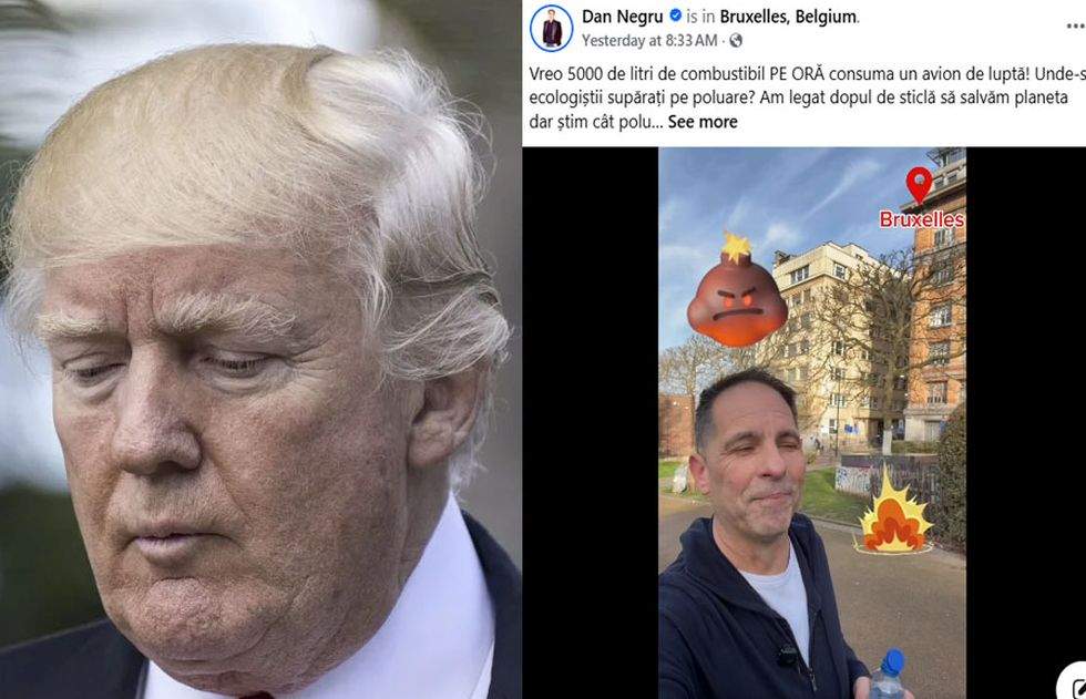 Trump nu doar că își ignoră consilierii, dar nici măcar nu citește postările lui Dan Negru de pe Facebook