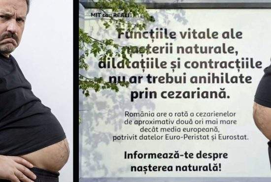 I-au furat imaginea! Cine e Marcel, bărbatul a cărui burtă de bere apare pe panourile anti-cezariană